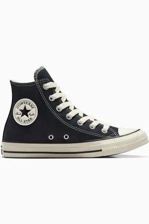 Black converse high top sale online