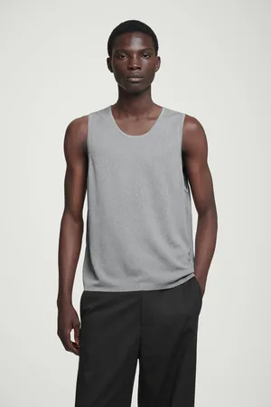 COS Rundhals-Tanktop Aus Rippstrick