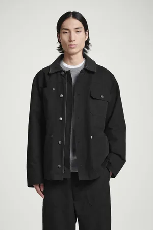 COS Feldjacke Mit Lederkragen