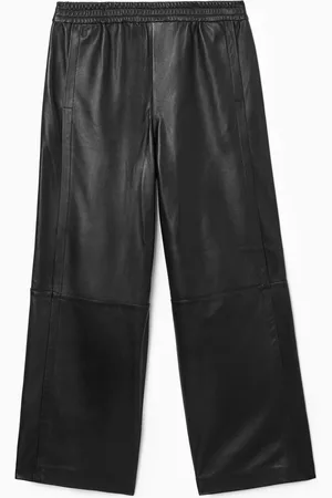 COS Lederhose Mit Elastischem Bund Und Geradem Bein