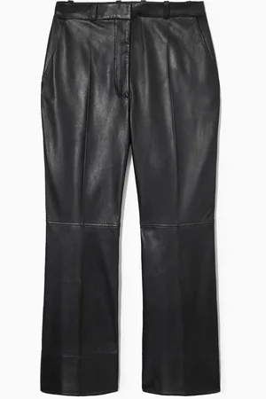 COS Schmale Elegante Lederhose Mit Ausgestelltem Bein