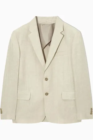 COS Einreihiger Leinen-Blazer Mit Normaler Passform