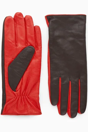 COS Lederhandschuhe Mit Kaschmirfutter
