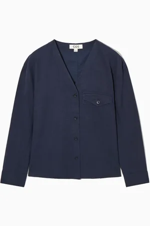 COS Leichte Bluse Mit V-Ausschnitt