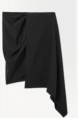 COS Der Asymmetrische Drapierte Minirock