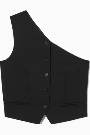 COS Asymmetrische Elegante Weste Aus Wolle
