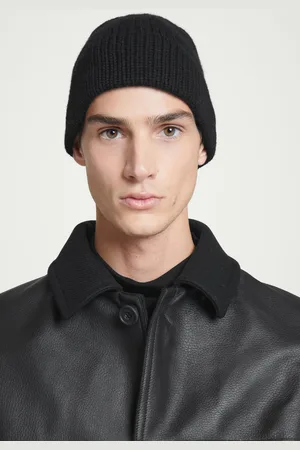 COS Gerippte Beanie Aus Kaschmir-Mix Mit Krempe
