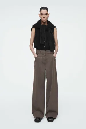COS Hose Aus Woll-Mix Mit Weitem Bein