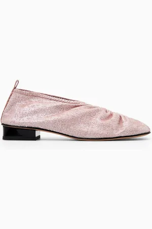 COS Ballerinas Mit Raffungen In Metallic-Optik