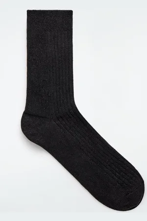 COS Gerippte Socken Aus Lurex