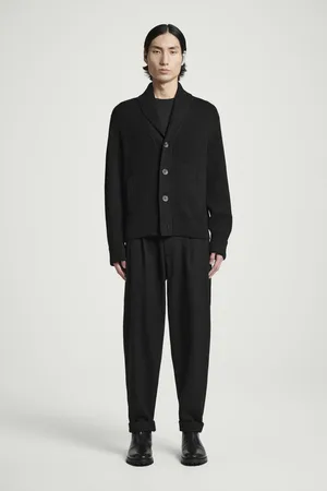 COS Schmal Zulaufende Baumwollhose Mit Falten