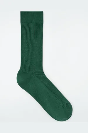 COS Gerippte Socken Aus Seide