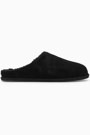 COS Pantoffeln Aus Veloursleder Mit Fleecefutter