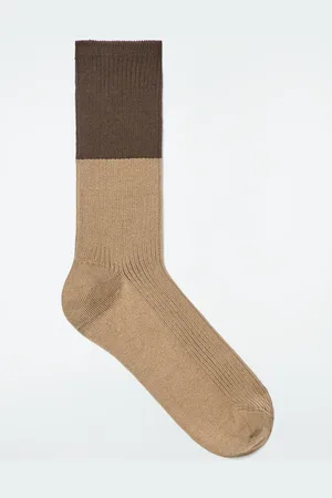COS Colour-Block-Socken Aus Baumwolle