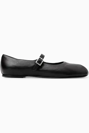 COS Ballerinas Aus Leder Mit Falten Vorne