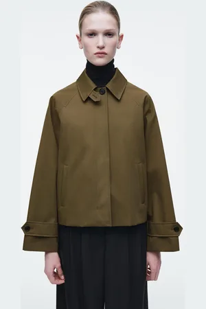 COS Kurzer Trenchcoat Aus Twill