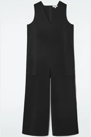 COS Oversized-Jumpsuit Mit V-Ausschnitt