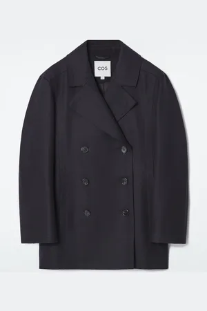 COS Lockere Cabanjacke Aus Wolle