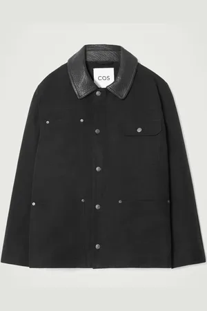 COS Feldjacke Mit Lederkragen