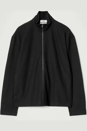 COS Gerippte Trainingsjacke Aus Jersey