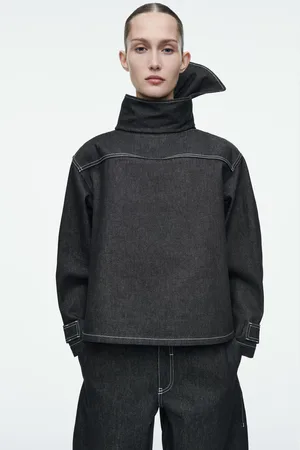 COS Oberteil Aus Raw Denim Mit Schaldetail