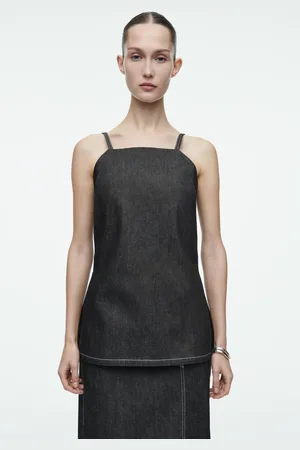 COS Ärmelloses Top Aus Raw Denim