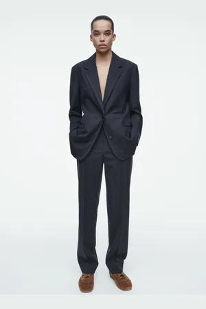 COS Hose Mit Geradem Bein Und Windowpane-Karo