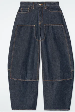 COS Raw-Denim-Hose Mit Barrel-Bein Im Westernstil