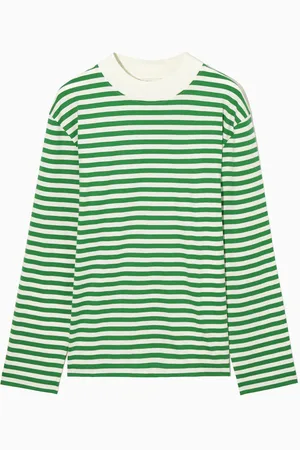 COS Lockeres Langarmshirt Mit Stehkragen