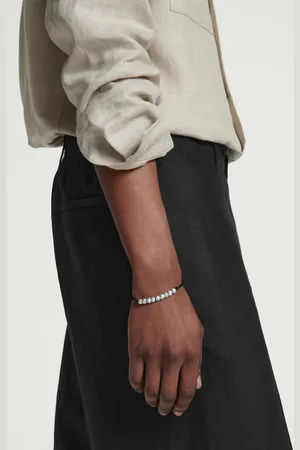 COS Kordelarmband Aus Leder Mit Perlen