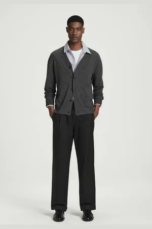 COS Schmal Zulaufende Hose Aus Baumwolle Mit Umschlag