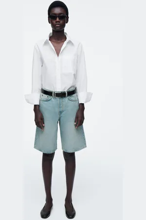 COS Lange Jeansshorts