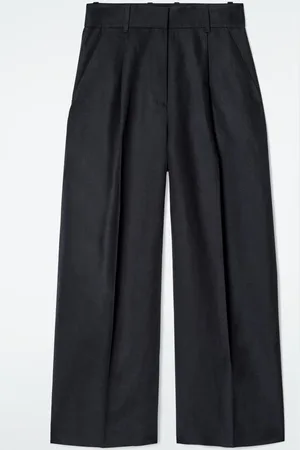 COS Lockere Hose Aus Leinen-Mix Mit Weitem Bein