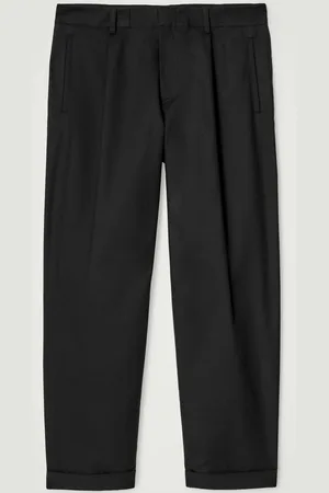 COS Schmal Zulaufende Hose Aus Baumwolle Mit Umschlag