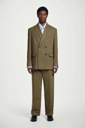 COS Hose Aus Woll-Twill Mit Beinumschlag