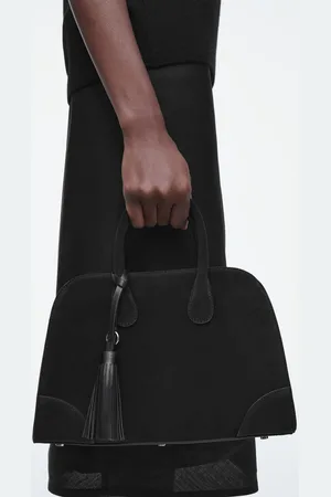 COS Taschenanhänger Aus Leder Mit Quaste