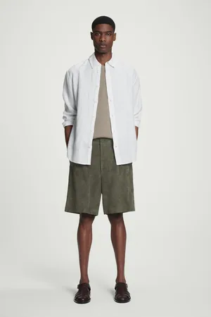 COS Elegante Shorts Aus Veloursleder