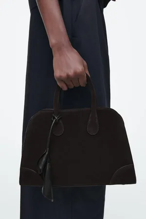 COS Floraler Taschenanhänger Aus Leder