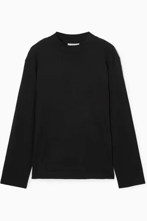 COS Lockeres Langarmshirt Mit Stehkragen