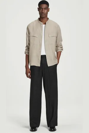 COS Leinenhose Mit Geradem Bein Und Elastischem Bund