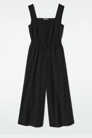 COS Jumpsuit Aus Seersucker Mit Weitem Bein