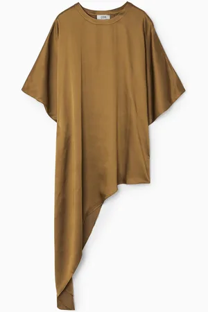 COS Asymmetrisches Oberteil Aus Satin
