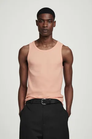 COS Schmales Geripptes Tanktop Aus Baumwolle