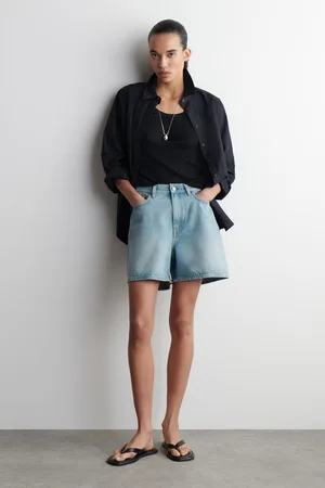 COS Jeansshorts Mit Hohem Bund