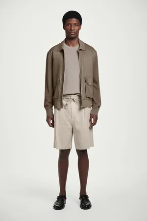 COS Elegante Leinenshorts Mit Kordelzugbund