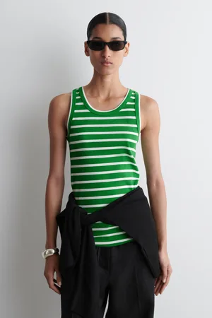 COS Geripptes Tanktop