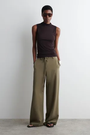 COS Hose Mit Weitem Bein Und Bindedetail
