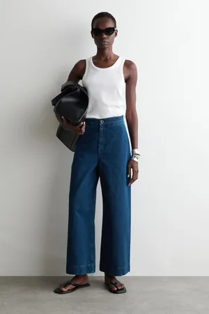 COS Hose Aus Denim Mit Weitem Bein