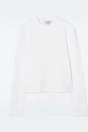 COS Schlichtes Langarmshirt Mit Normaler Passform
