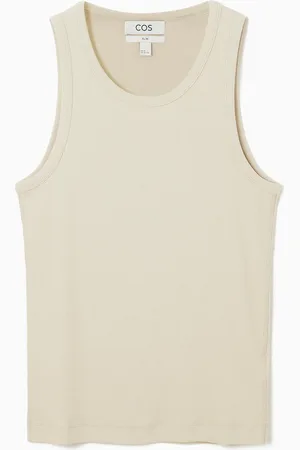 COS Schmales Geripptes Tanktop Aus Baumwolle
